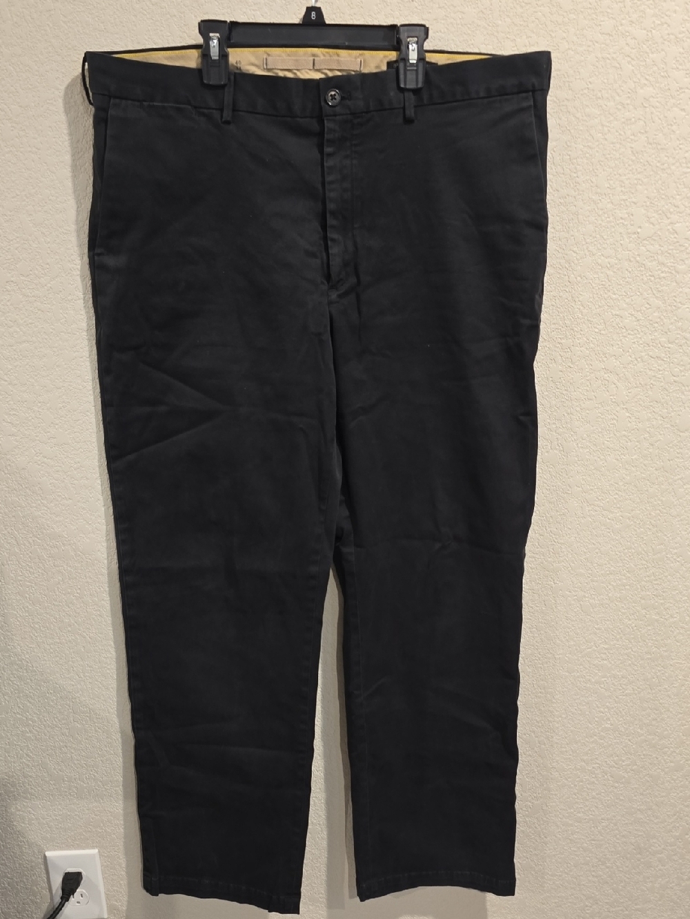 Banana Republic Dawson Straight Fit Chinos - Black 40x34